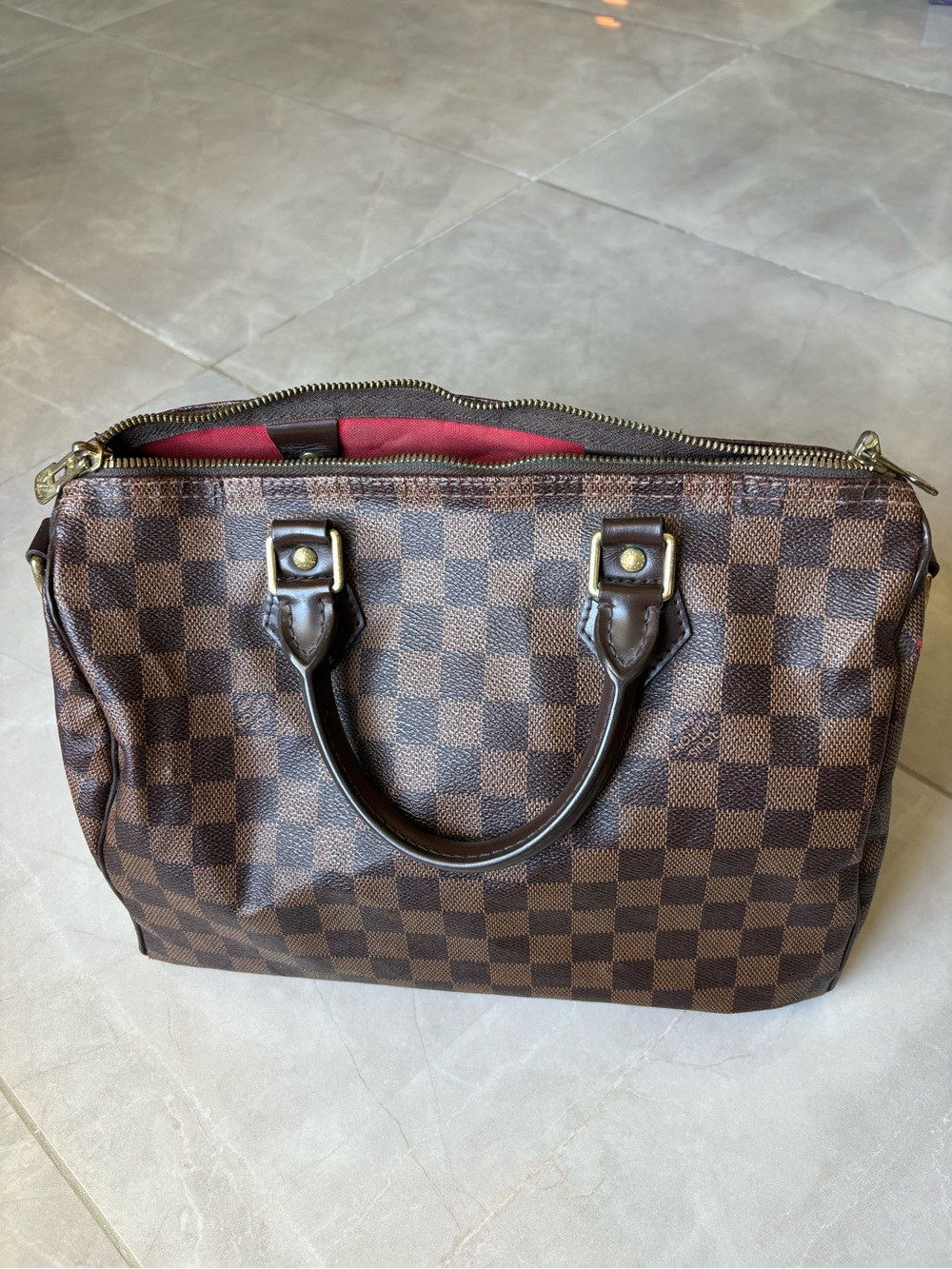 Louis Vuitton Speedy 30 Bandoulière Damier Ebene Handbag – Classic LV - Picture 2 of 11